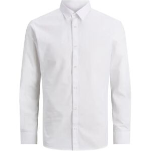 Shirt met lange mouwen Jack & Jones Joe Plain Blanc XL Shirt met lange mouwen Jack & Jones Joe Plain Blanc XL