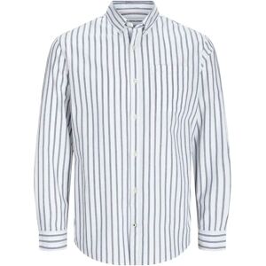Shirt met lange mouwen Jack & Jones Oxford PLS Bleu 4XL Shirt met lange mouwen Jack & Jones Oxford PLS Bleu 4XL