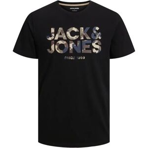 T-shirt met ronde hals Jack & Jones Jjjames Noir S T-shirt met ronde hals Jack & Jones Jjjames Noir S