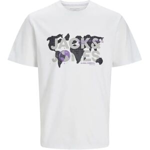 T-shirt Jack & Jones Jcodust Blanc S T-shirt Jack & Jones Jcodust Blanc S