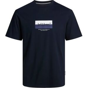T-shirt Jack & Jones Crew Jordalston Branding Bleu S T-shirt Jack & Jones Crew Jordalston Branding Bleu S