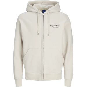 Zipper hoodie Jack & Jones Vesterbro Beige S Zipper hoodie Jack & Jones Vesterbro Beige S