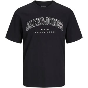 T-shirt met ronde hals Jack & Jones Ecaleb Varsity Noir XL T-shirt met ronde hals Jack & Jones Ecaleb Varsity Noir XL
