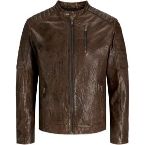 Leren jas Jack & Jones Richard Marron S Leren jas Jack & Jones Richard Marron S