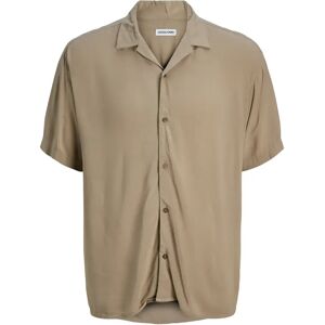 Shirt Jack & Jones Jeff Solid Marron M Shirt Jack & Jones Jeff Solid Marron M