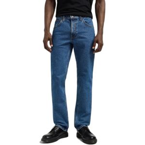 Straight Jeans Lee Brooklyn Bleu 32x30 Straight Jeans Lee Brooklyn Bleu 32x30