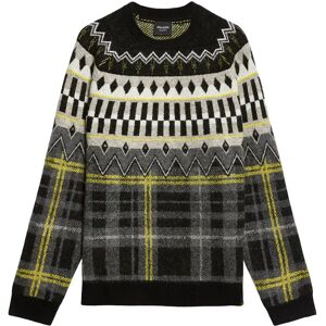 Trui Lyle & Scott Fair Isle Tartan Noir M Trui Lyle & Scott Fair Isle Tartan Noir M