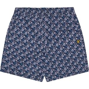 Lyle And Scott Heren Bloemenprint Resort Shorts - Marineblauw - Maat: 35/34/32 Lyle And Scott Heren Bloemenprint Resort Shorts - Marineblauw - Maat: 35/34/32