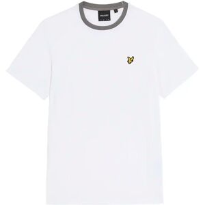 T-shirt met contrasterende halslijn Lyle & Scott Blanc L T-shirt met contrasterende halslijn Lyle & Scott Blanc L
