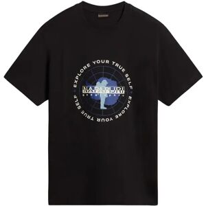 T-shirt Napapijri Hill Noir XL T-shirt Napapijri Hill Noir XL