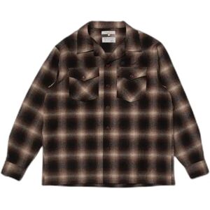 Shirt met lange mouwen Nudie Jeans Vincent Shadow Check Marron M Shirt met lange mouwen Nudie Jeans Vincent Shadow Check Marron M