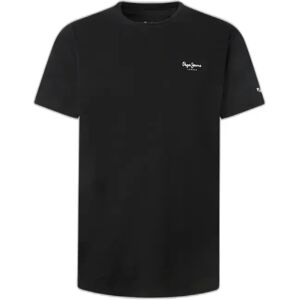 T-shirt Pepe Jeans Original Basic 3 N Noir 2XL T-shirt Pepe Jeans Original Basic 3 N Noir 2XL