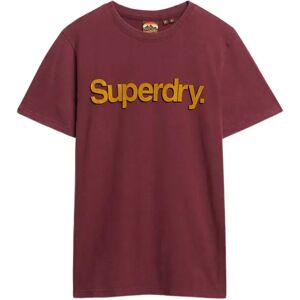 Klassiek T-shirt Superdry Core Logo Shadow Violet XL Klassiek T-shirt Superdry Core Logo Shadow Violet XL