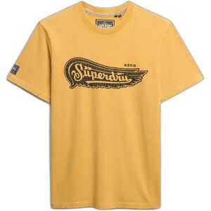 T-shirt Superdry Auto Logo Relaxed Jaune 2XL T-shirt Superdry Auto Logo Relaxed Jaune 2XL