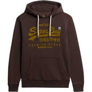 Hoodie Superdry Vintage Logo Ton sur Ton Marron M Hoodie Superdry Vintage Logo Ton sur Ton Marron M