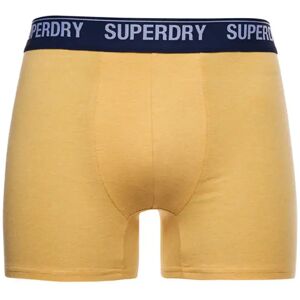 Boxershorts van biologisch katoen Superdry (x2) Jaune S Boxershorts van biologisch katoen Superdry (x2) Jaune S