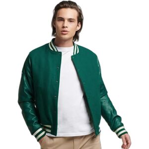 Jas Superdry Vintage Varsity Vert 2XL Jas Superdry Vintage Varsity Vert 2XL