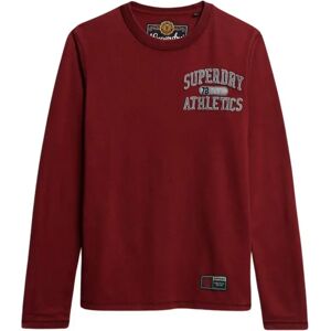 T-shirt met lange mouwen Superdry Vintage Athletic Rouge S T-shirt met lange mouwen Superdry Vintage Athletic Rouge S