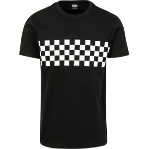 T-shirt Urban Classics Check Panel Noir S T-shirt Urban Classics Check Panel Noir S
