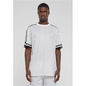 Gestreept oversized gebreid T-shirt Urban Classics Blanc S Gestreept oversized gebreid T-shirt Urban Classics Blanc S