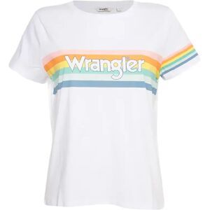 T-shirt Wrangler Rainbow Vert XS T-shirt Wrangler Rainbow Vert XS