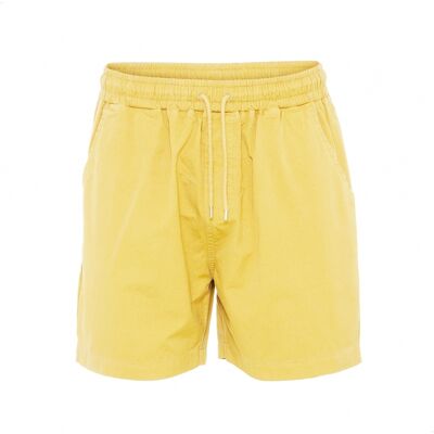 Colorful Standard Biologisch Twill Shorts - Citroengeel - M Colorful Standard Biologisch Twill Shorts - Citroengeel - M