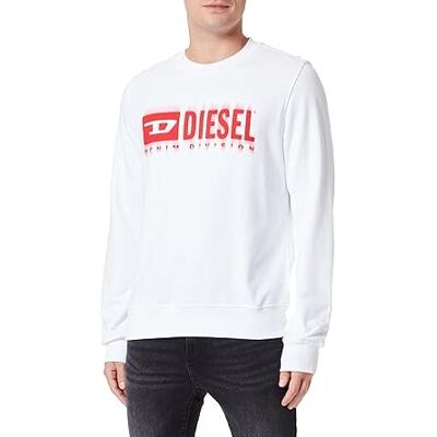 Sweatshirt Diesel Ginn L8 Wit M Sweatshirt Diesel Ginn L8 Wit M