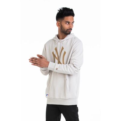new era Hoodie New York Yankees Beige S new era Hoodie New York Yankees Beige S