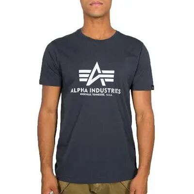 T-shirt Alpha Industries Basic Bleu S T-shirt Alpha Industries Basic Bleu S