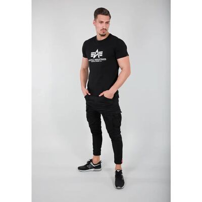 T-shirt Alpha Industries Basic Noir XL T-shirt Alpha Industries Basic Noir XL
