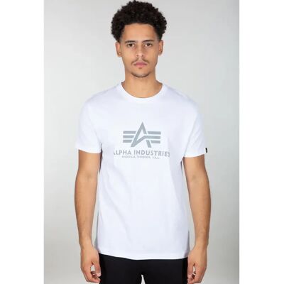 T-shirt Alpha Industries Basic Blanc XS T-shirt Alpha Industries Basic Blanc XS