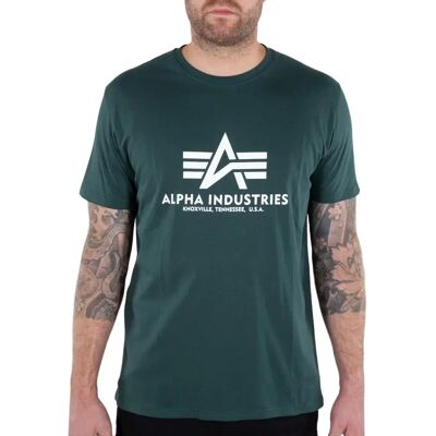 T-shirt Alpha Industries Basic T-Shirt Bleu M T-shirt Alpha Industries Basic T-Shirt Bleu M