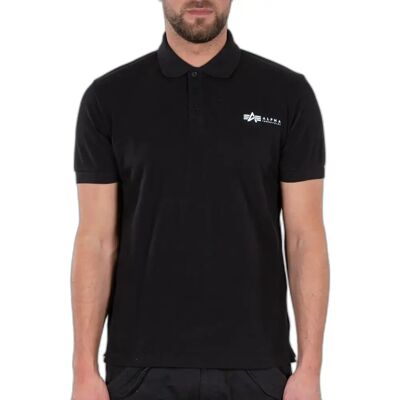 Polo Alpha Industries Basic Polo SL Noir L Polo Alpha Industries Basic Polo SL Noir L