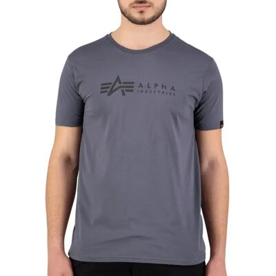 T-shirt Alpha Industries Alpha Label (X2) Noir M T-shirt Alpha Industries Alpha Label (X2) Noir M