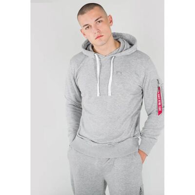Hoodie Alpha Industries X-Fit Gris S Hoodie Alpha Industries X-Fit Gris S