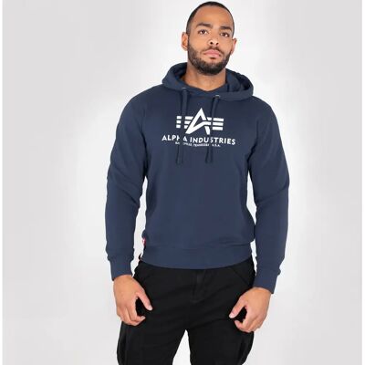 Hoodie Alpha Industries Basic Bleu M Hoodie Alpha Industries Basic Bleu M