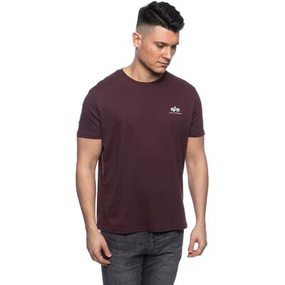 T-shirt Alpha Industries Basic Small Logo Marron M T-shirt Alpha Industries Basic Small Logo Marron M