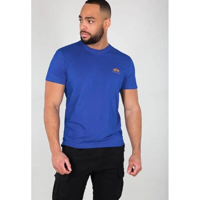 T-shirt Alpha Industries Basic Small Logo Bleu M T-shirt Alpha Industries Basic Small Logo Bleu M