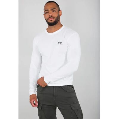 T-shirt met lange mouwen Alpha Industries Basic Small Logo Blanc 3XL T-shirt met lange mouwen Alpha Industries Basic Small Logo Blanc 3XL
