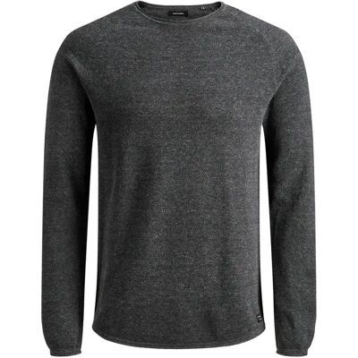 Trui met ronde hals Jack & Jones Hill Gris XL Trui met ronde hals Jack & Jones Hill Gris XL