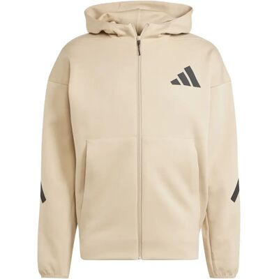 adidas Z.N.E. Full-zip Hoodie Jack - Beige adidas Z.N.E. Full-zip Hoodie Jack - Beige