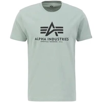 T-shirt Alpha Industries Basic Vert 2XL T-shirt Alpha Industries Basic Vert 2XL