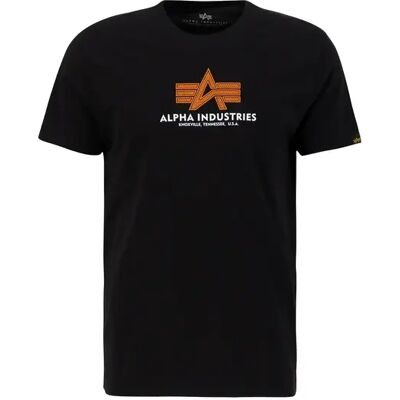 T-shirt Alpha Industries Basic Rubber Noir XL T-shirt Alpha Industries Basic Rubber Noir XL