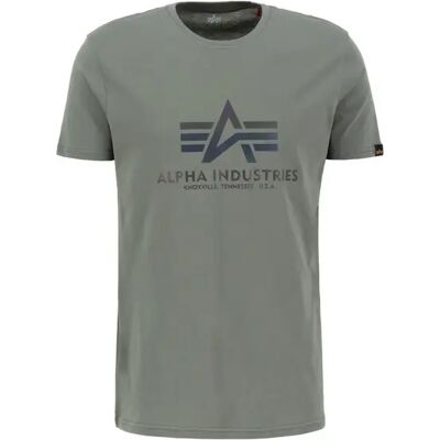 Reflecterend regenboog T-shirt Alpha Industries Basic Vert S Reflecterend regenboog T-shirt Alpha Industries Basic Vert S