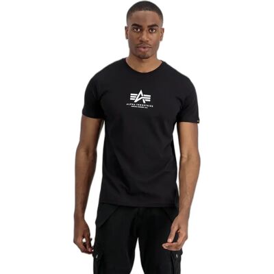 T-shirt Alpha Industries Basic ML Noir XL T-shirt Alpha Industries Basic ML Noir XL