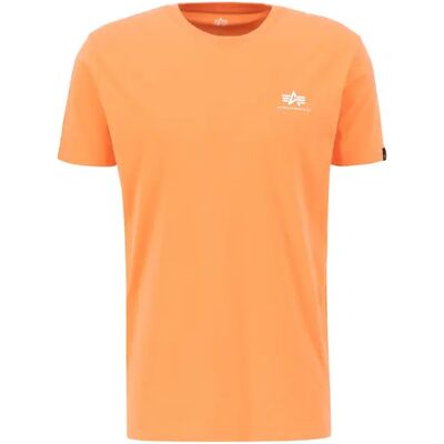 T-shirt Alpha Industries Basic Small Logo Orange 2XL T-shirt Alpha Industries Basic Small Logo Orange 2XL