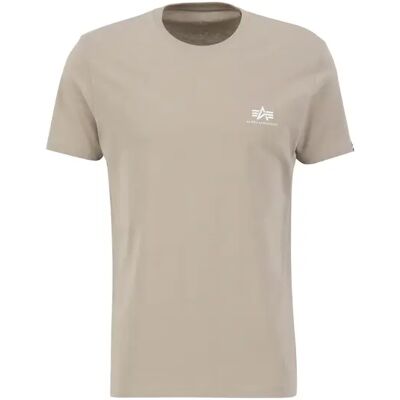 T-shirt klein logo Alpha Industries Basic Beige 3XL T-shirt klein logo Alpha Industries Basic Beige 3XL