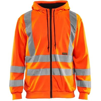 Zichtbare zip-up hoodie Blaklader Orange XL Zichtbare zip-up hoodie Blaklader Orange XL