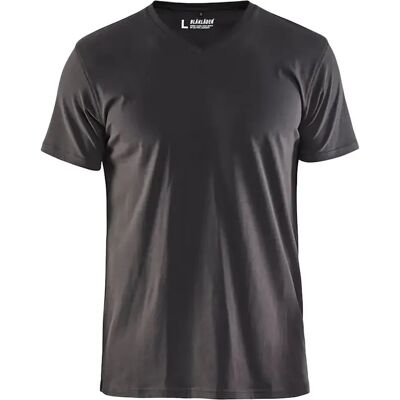 T-shirt met V-hals Blaklader Gris L T-shirt met V-hals Blaklader Gris L