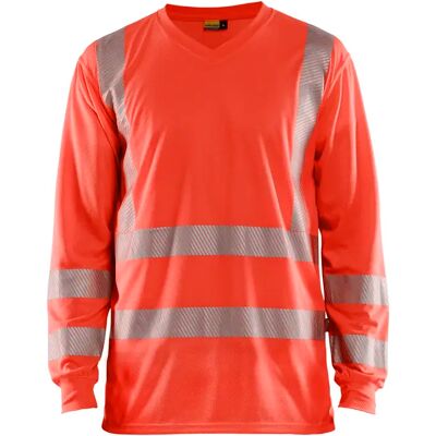 V-hals anti-uv T-shirt met lange mouwen en hoge zichtbaarheid Blaklader Rouge XS V-hals anti-uv T-shirt met lange mouwen en hoge zichtbaarheid Blaklader Rouge XS